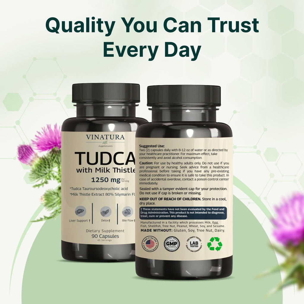 VINATURA Tudca Milk Thistle Liver Support

