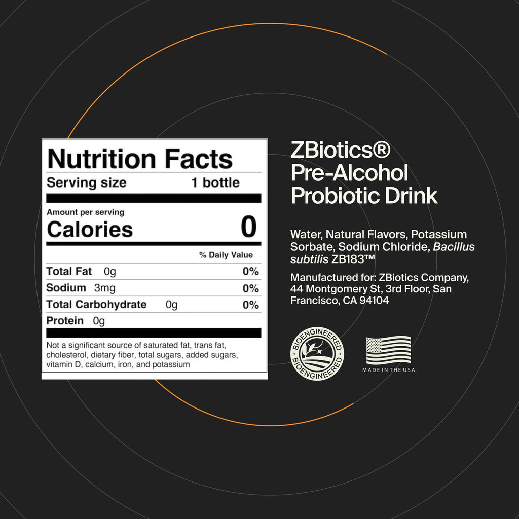 ZBiotics Probiotic Drink for Easier Mornings

