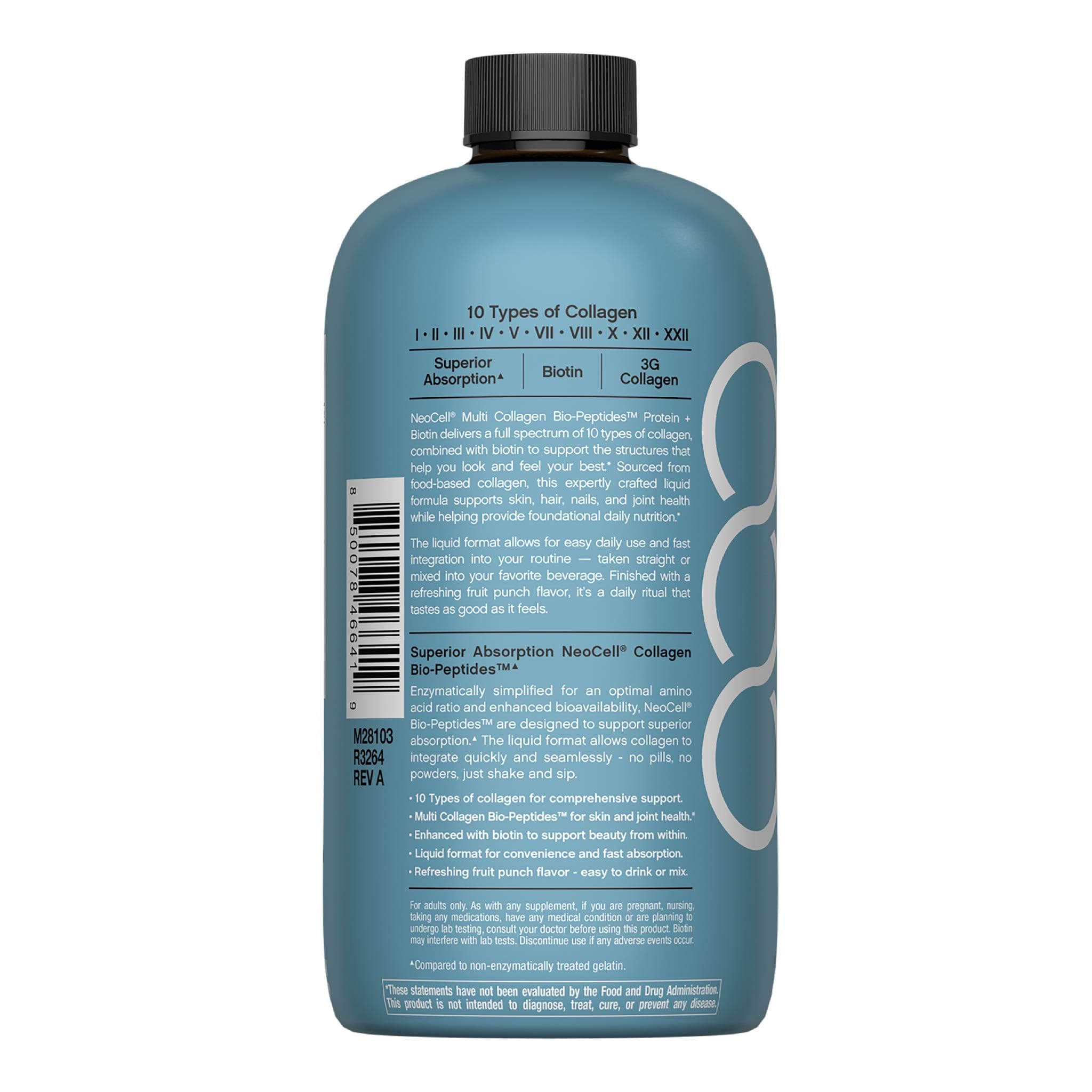 NeoCell Liquid Collagen Peptides | Beauty Support

