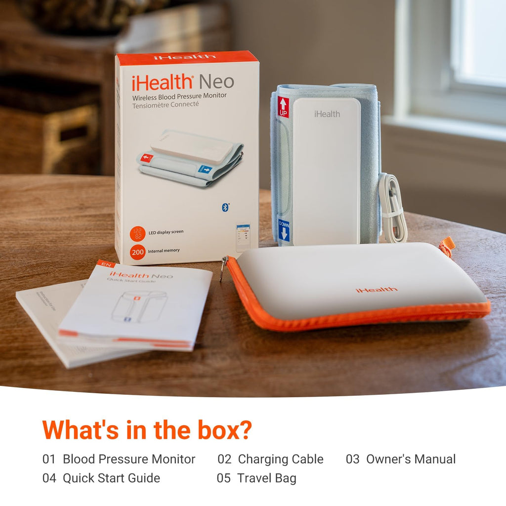 iHealth Neo Wireless Blood Pressure Monitor | App Bluetooth

