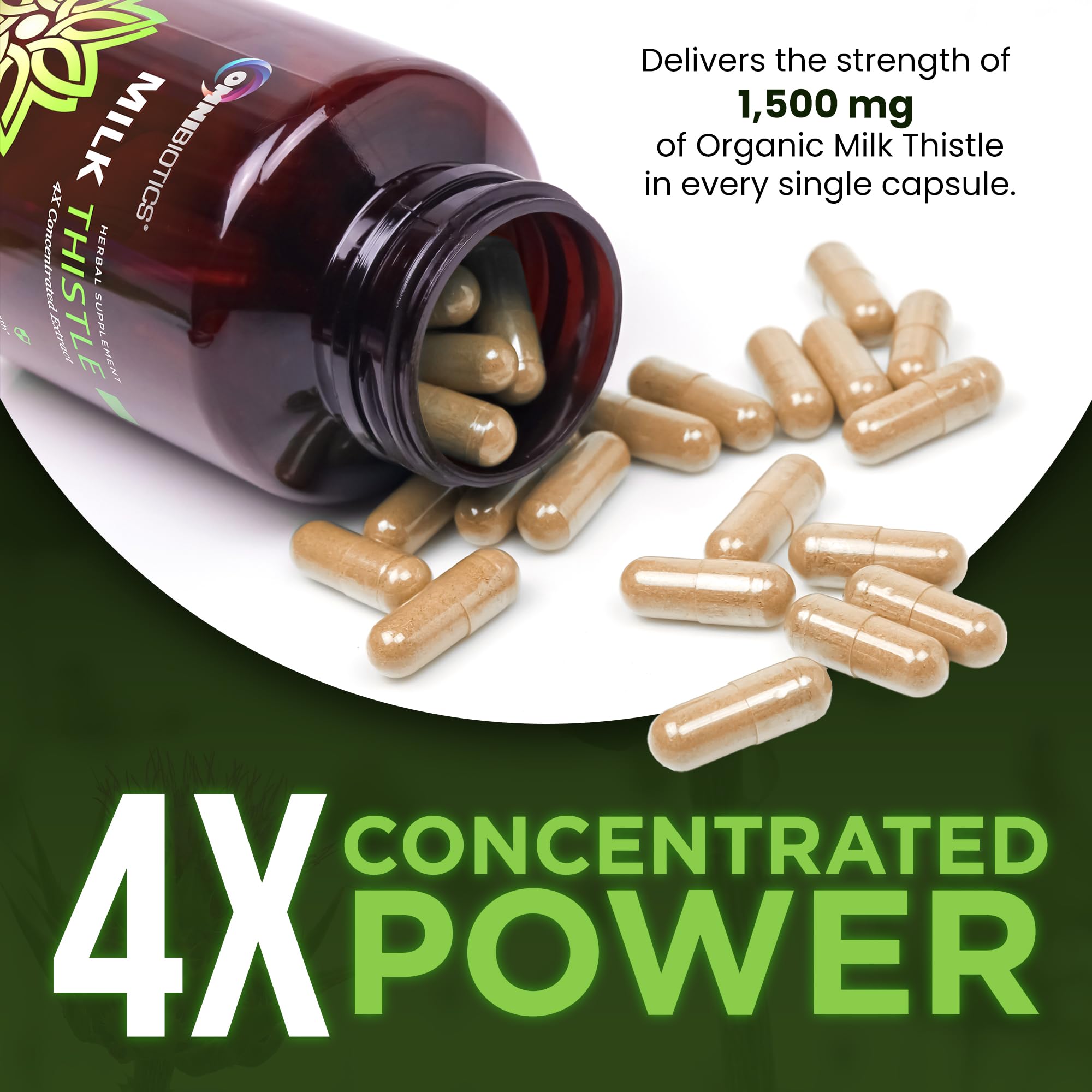 OmniBiotics Organic Milk Thistle Supplement

