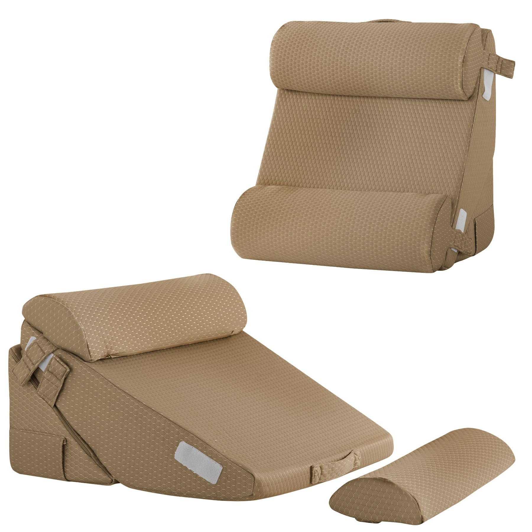 Bedluxe Wedge Pillow Set - Adjustable Orthopedic Bed Wedges