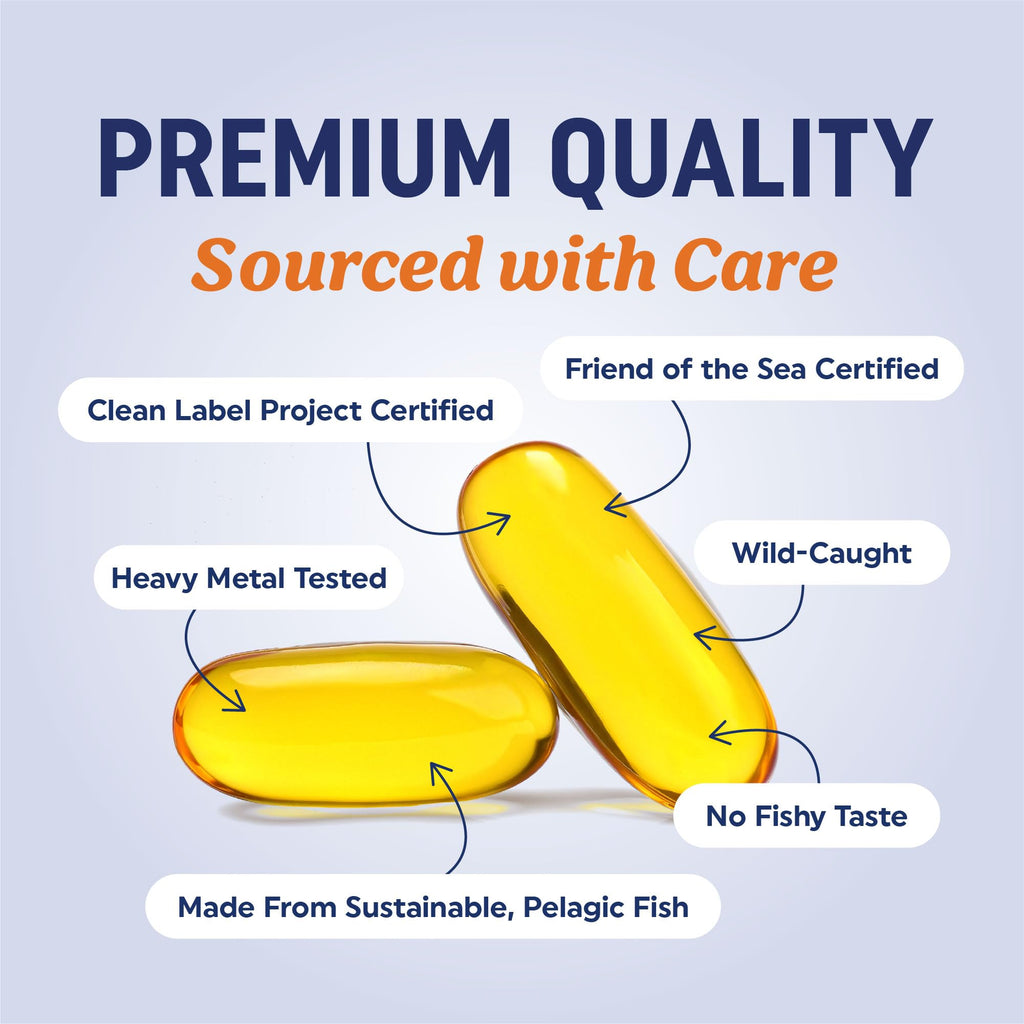 Omega-3 Fish Oil by MAV Nutrition - Triple Strength DHA


