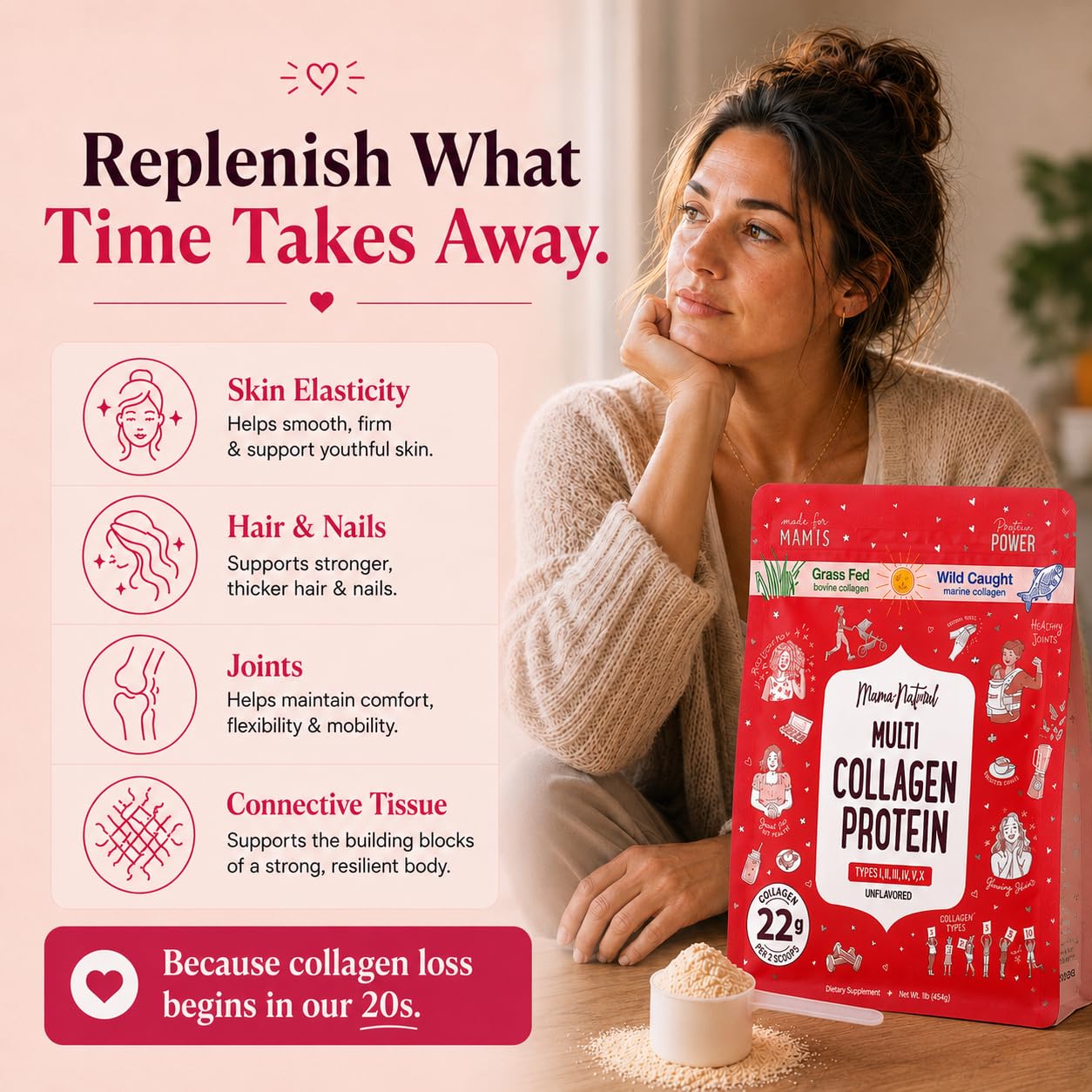 Mama Natural Multi-Collagen Protein Powder

