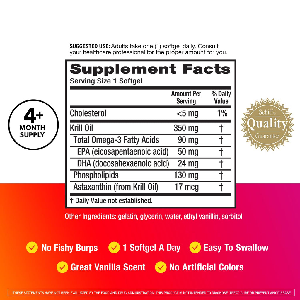 MegaRed Omega-3 Krill Oil Softgels with Astaxanthin


