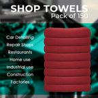 Avalon Cotton Shop Towels – Absorbent Cleaning Rags


