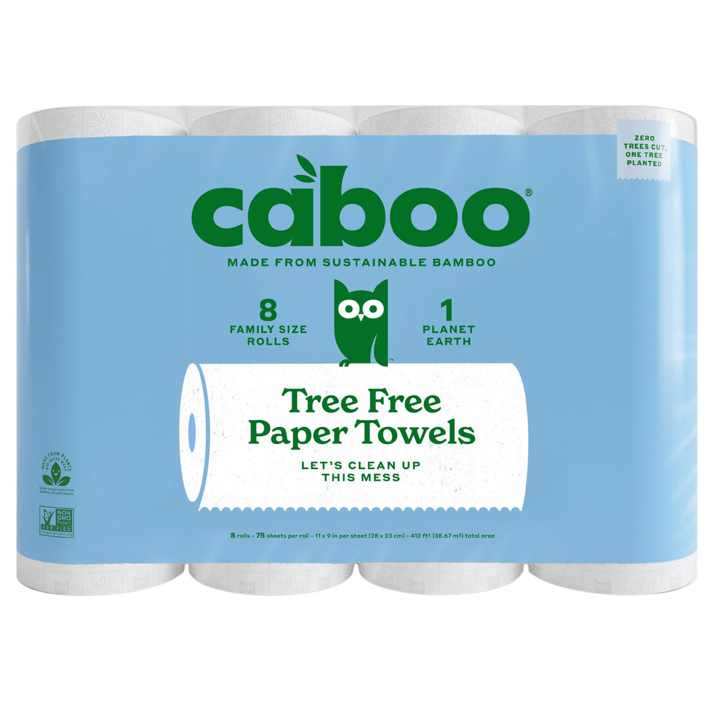 Caboo Bamboo Paper Towels - 2-Ply Eco Friendly


