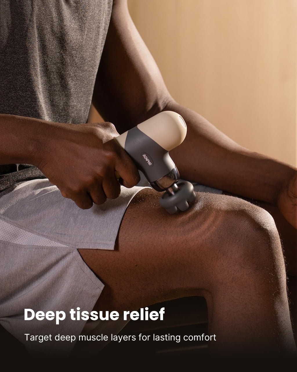 RENPHO Mini Thermal Massage Gun with Heat | Massager

