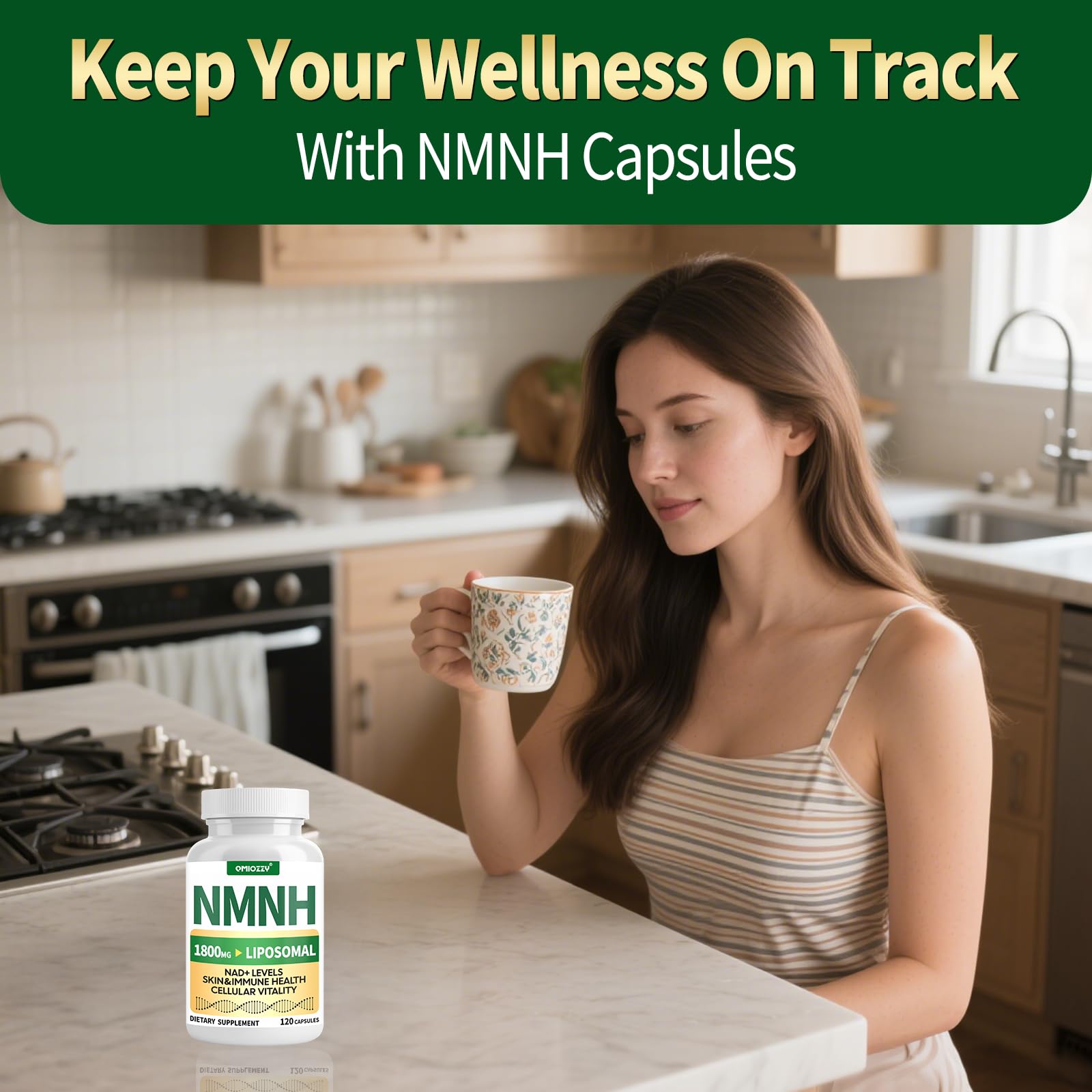 NMNH NMN Supplement with Liposomal Resveratrol & NR

