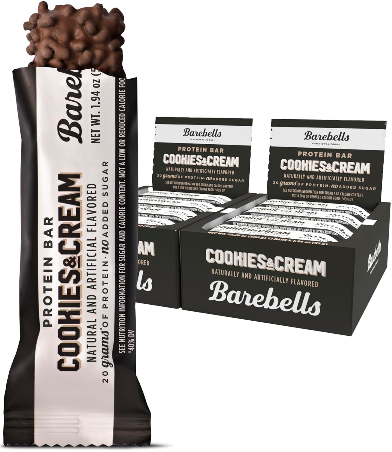 Barebells Protein Bar - 20g Protein, No Added Sugar - High Protein Snack