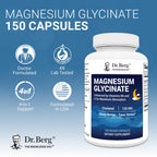 Dr. Berg Magnesium Glycinate with D3, B6 & Zinc | Sleep

