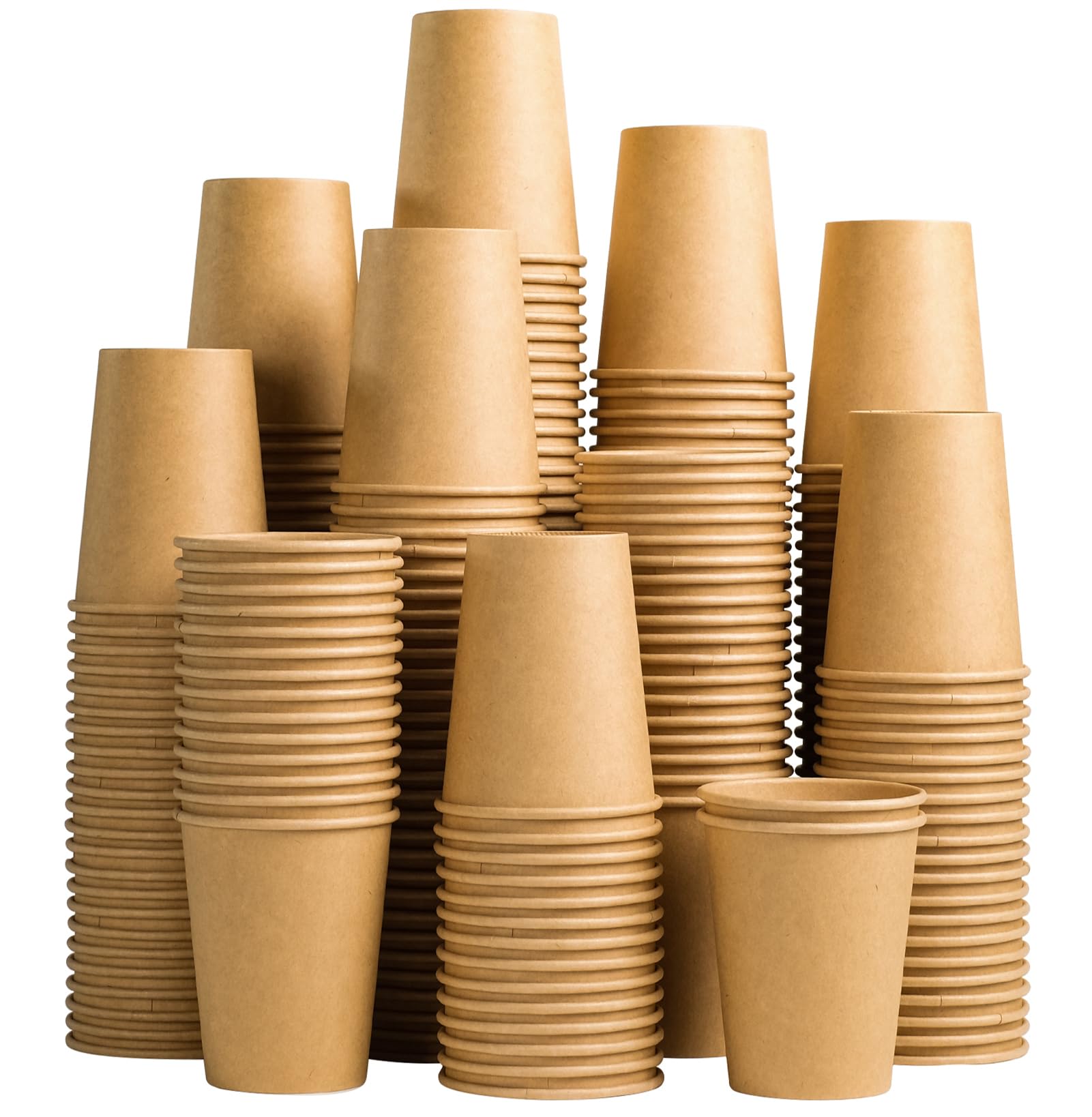 Lamosi Kraft Paper Cups - Unbleached Disposable Cups
