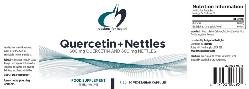 Designs for Health Quercetin + Nettle Immune Support

