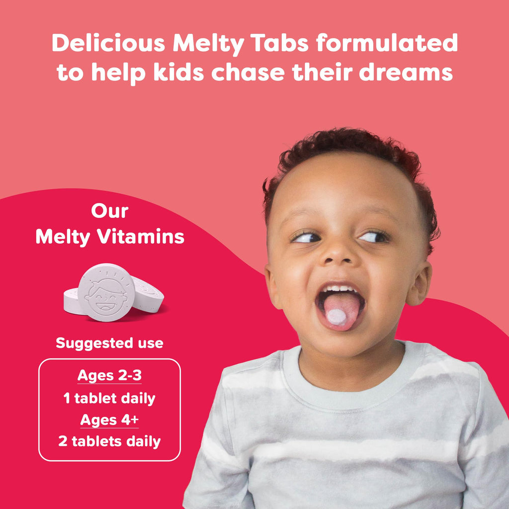 Renzo's Kids Dissolvable Iron Supplement | Sugar-Free Tabs

