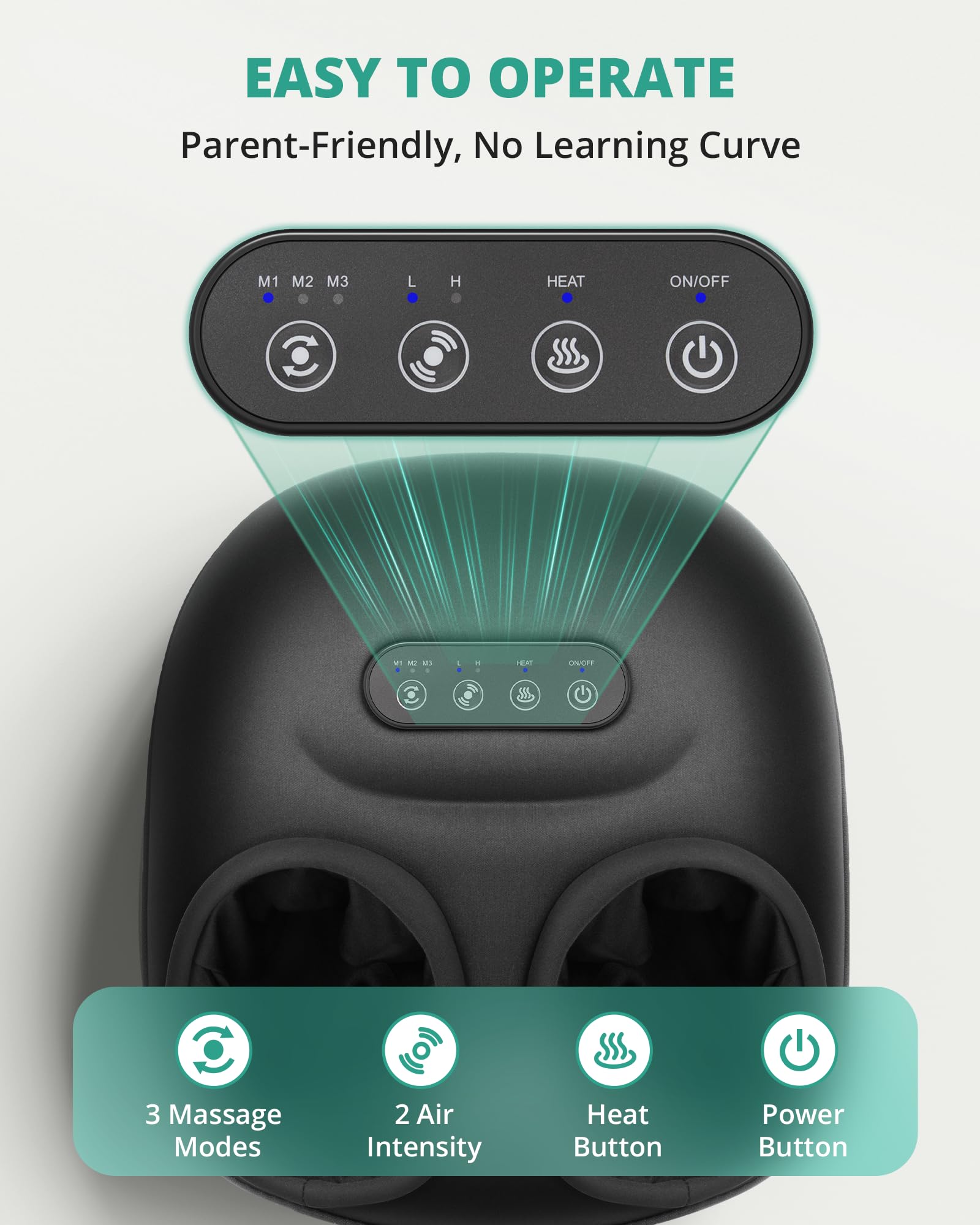 Medcursor Foot Massager with Heat and Shiatsu | Relief

