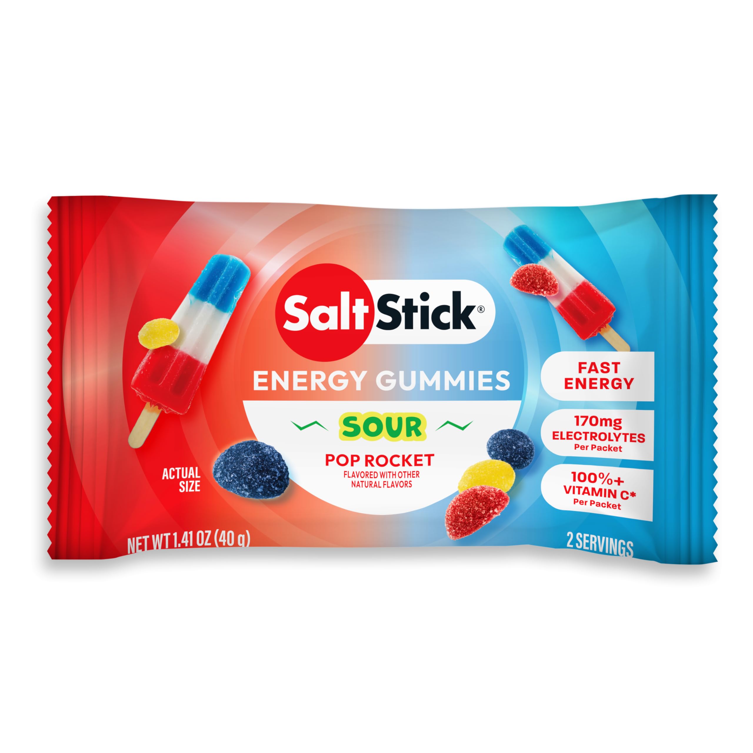 SaltStick Energy Gummies with Electrolytes - Caffeine Free
