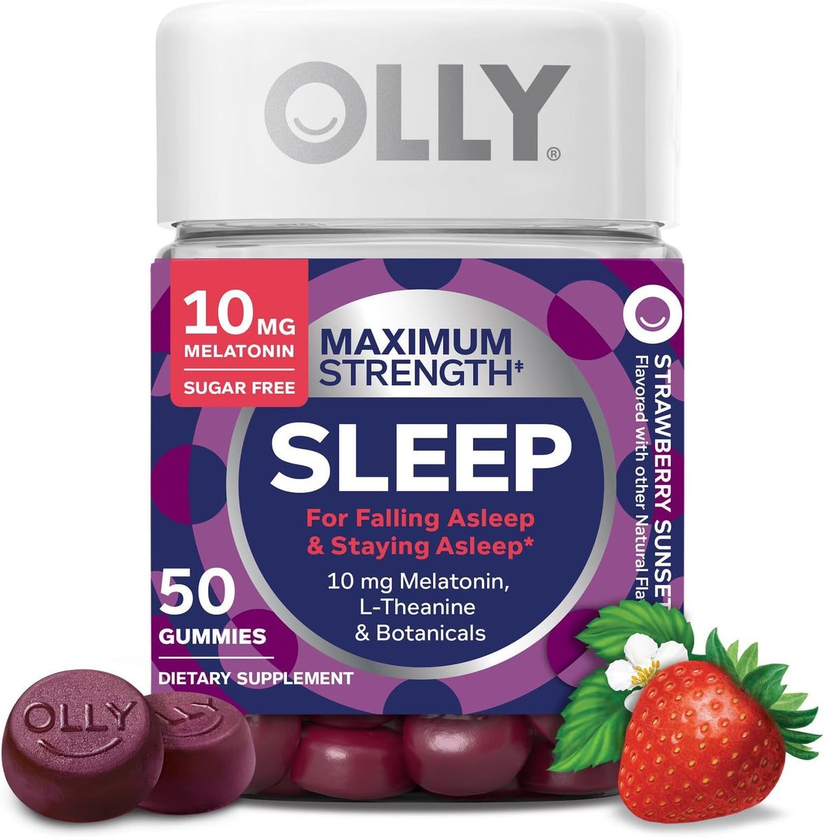 Olly Max Strength Sleep Gummy with Melatonin & L-Theanine