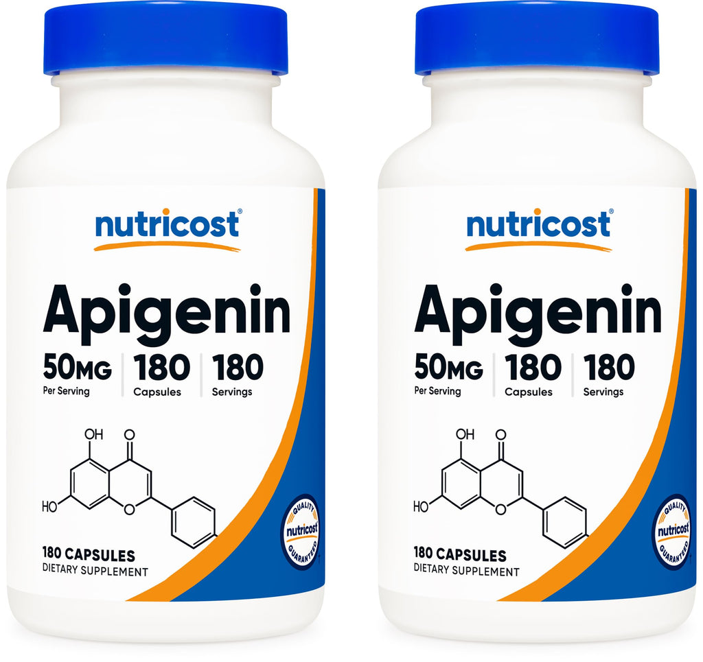 Nutricost Apigenin 50mg Supplement - Vegan and Gluten Free