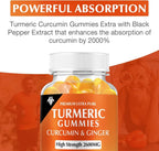 CHANUBITO Turmeric Curcumin Gummies with Ginger & Pepper

