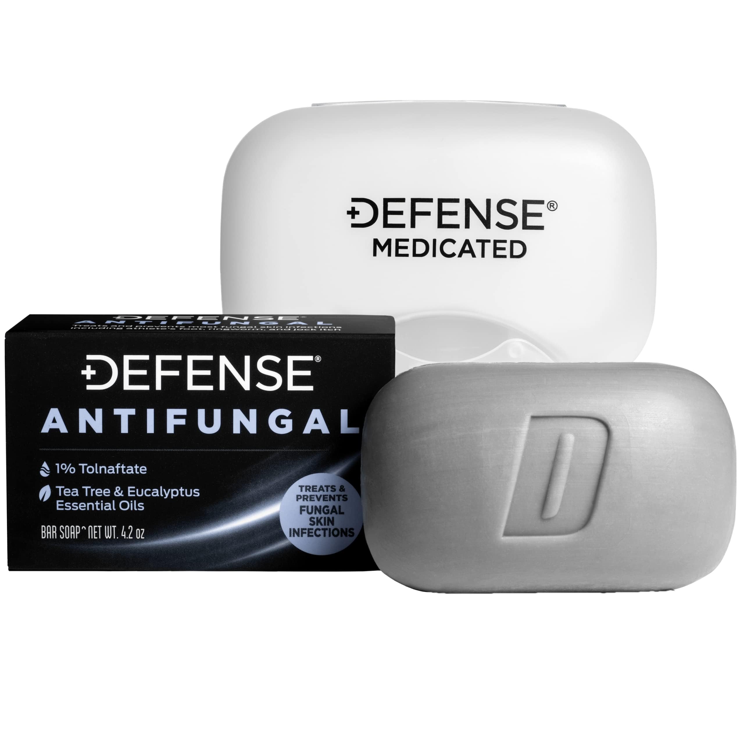 Defense Antifungal Bar Soap with Tolnaftate