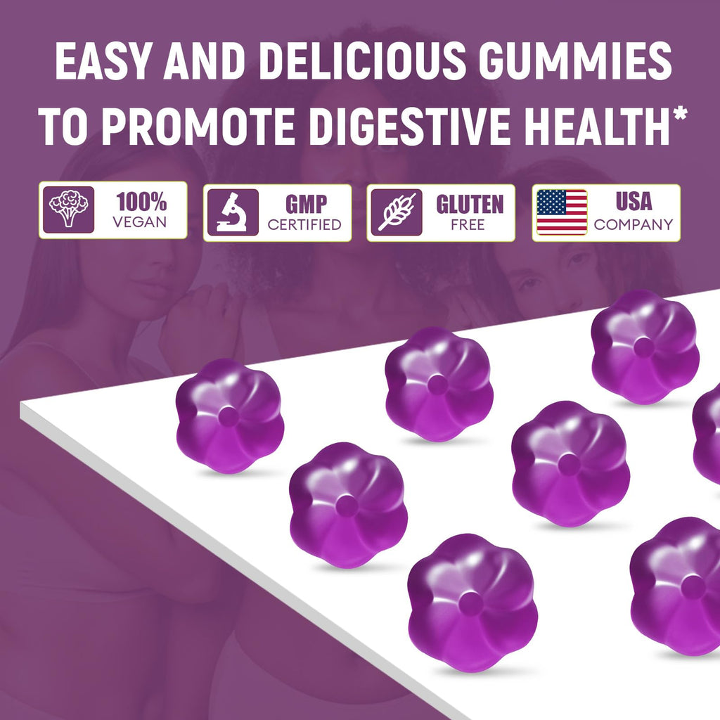 Migcopat Fiber Gummies for Adults with Probiotics & ACV

