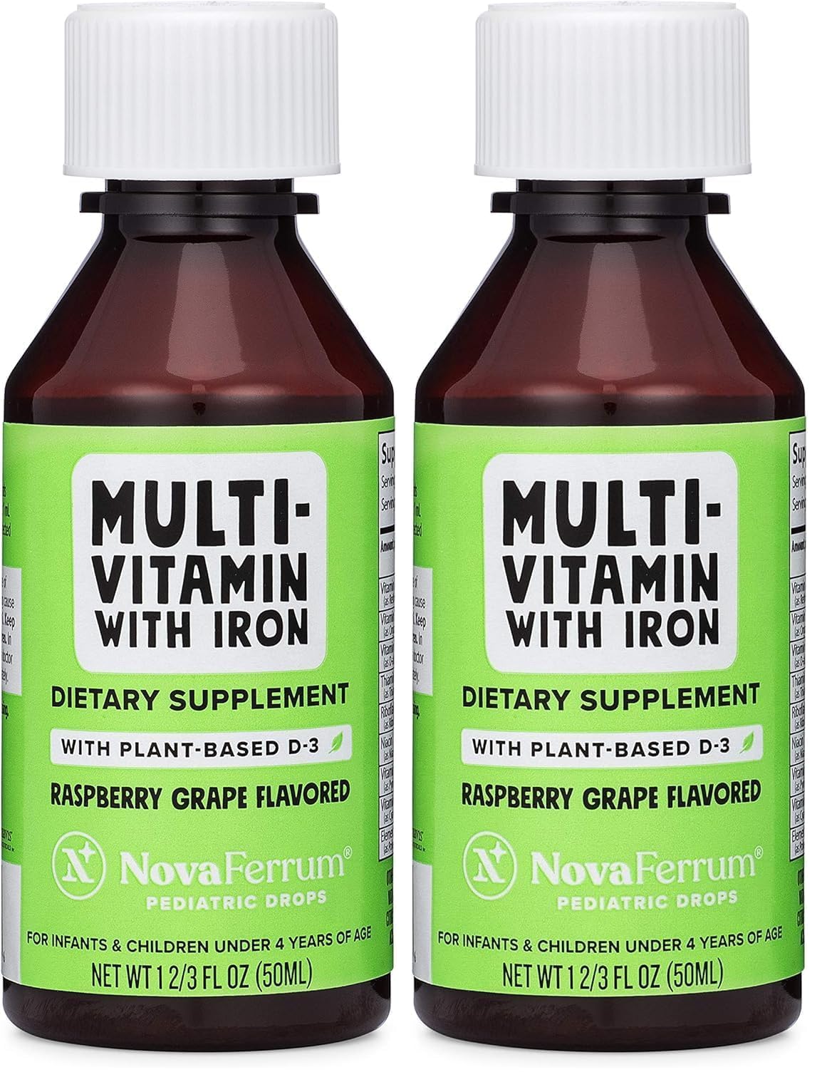 NovaFerrum Yum Multivitamin with Iron for Infants, Toddlers & Kids