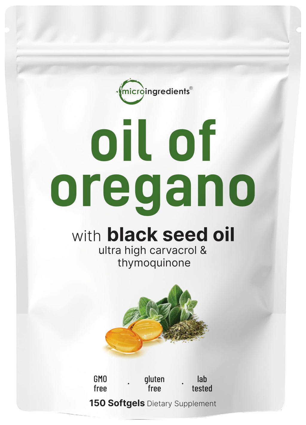 Oil of Oregano & Black Seed Oil Softgels