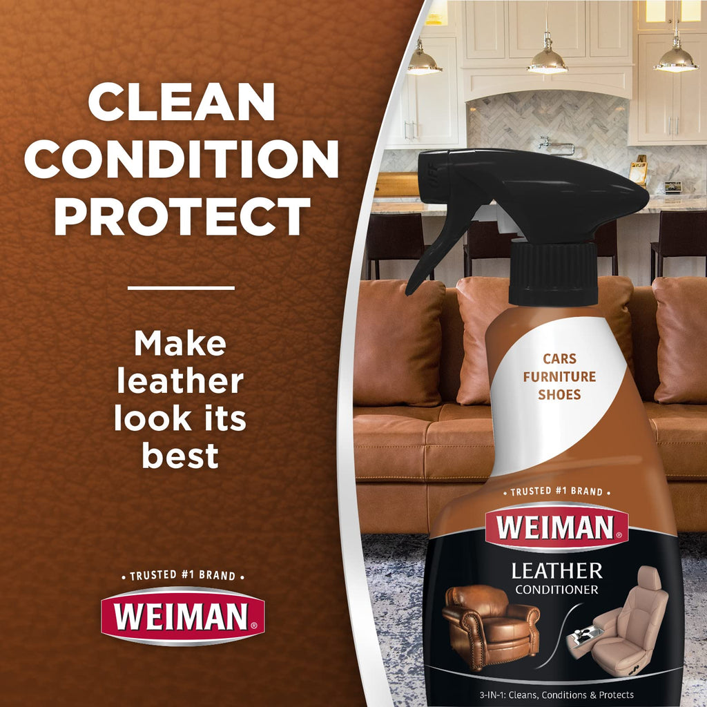 Weiman Leather Cleaner & Conditioner for Finished Leather

