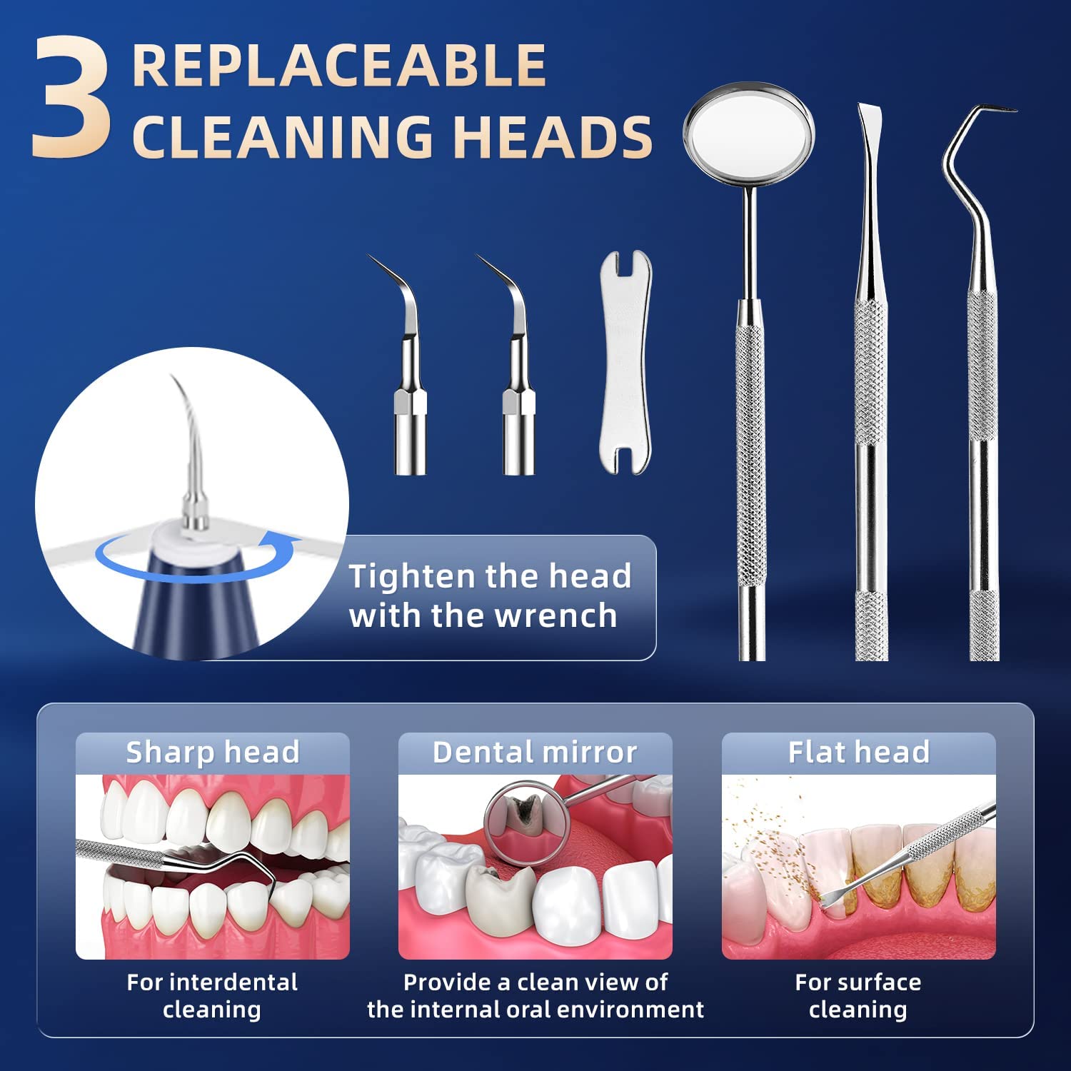 Plaque Remover for Teeth - Tartar Cleaning Kit

