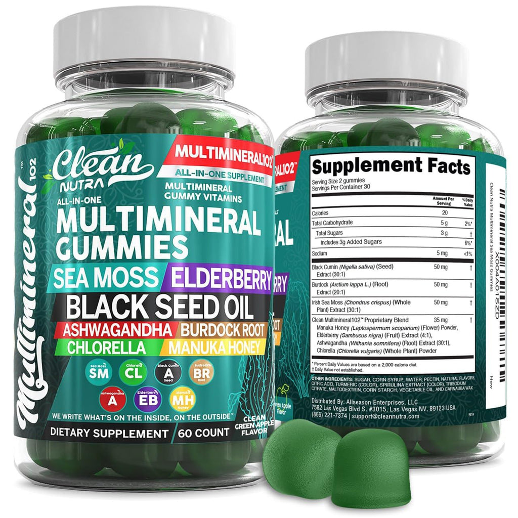 Sea Moss Gummies Multimineral Gummy Vitamins

