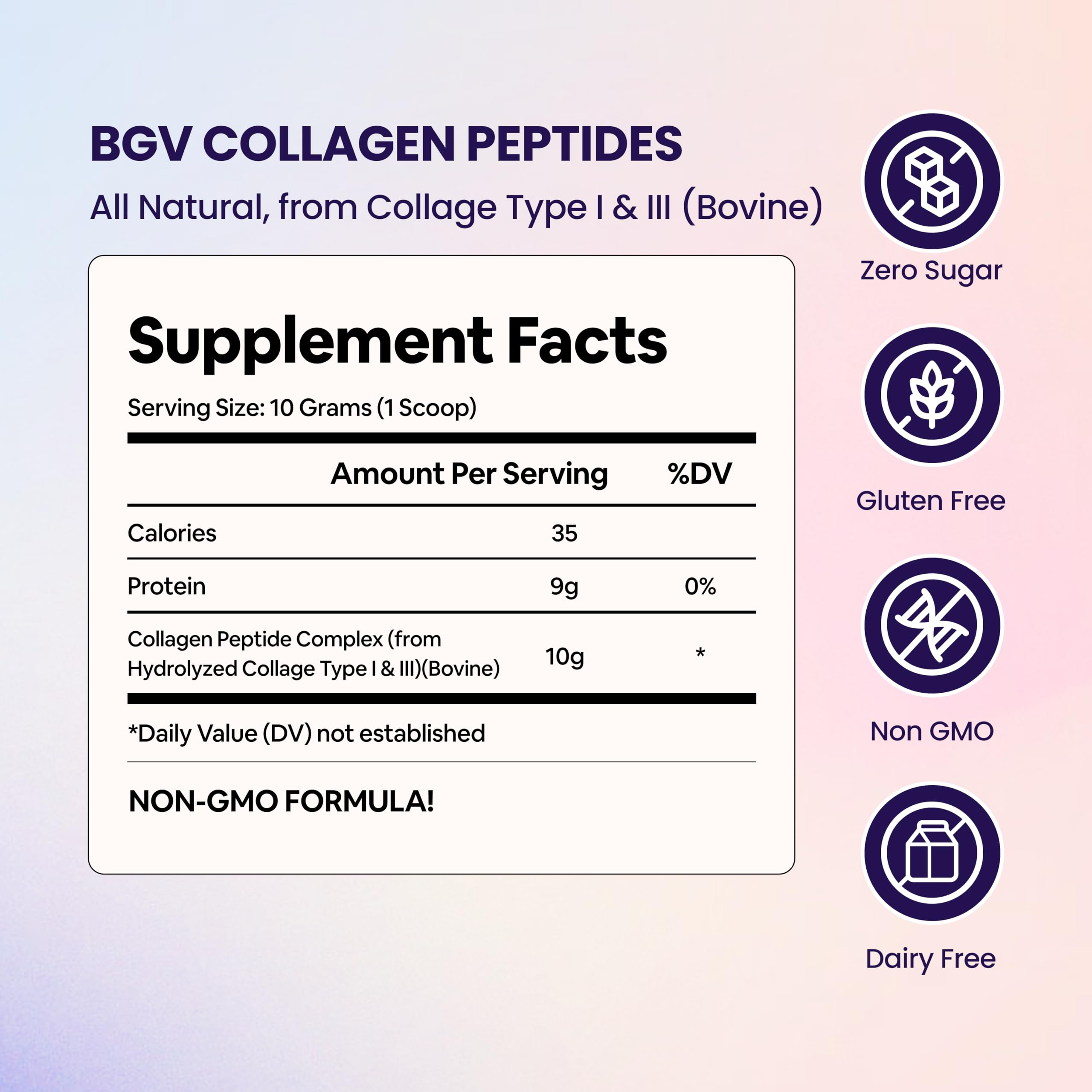 Black Girl Vitamins Collagen Peptides Supplement

