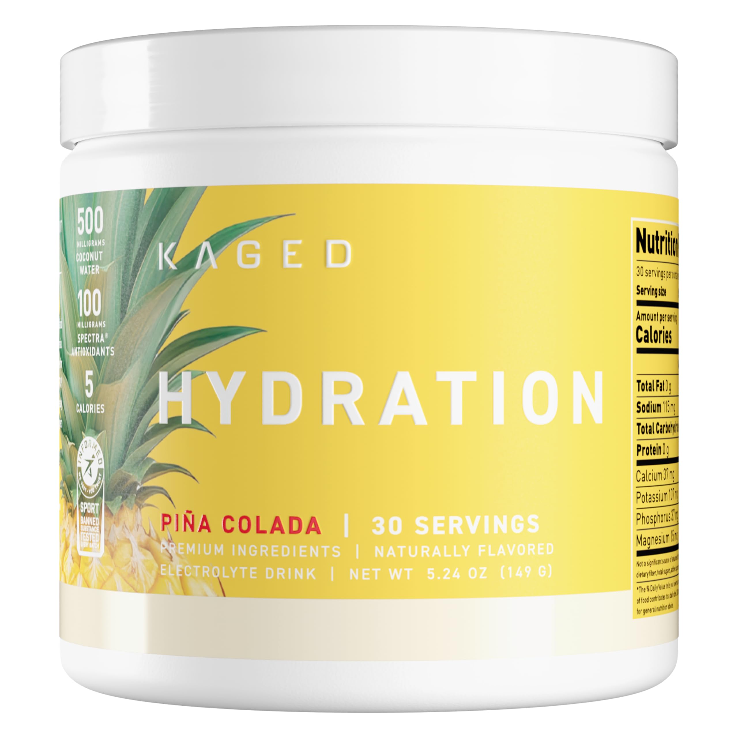 Kaged Sugar Free Hydration Electrolyte Powder