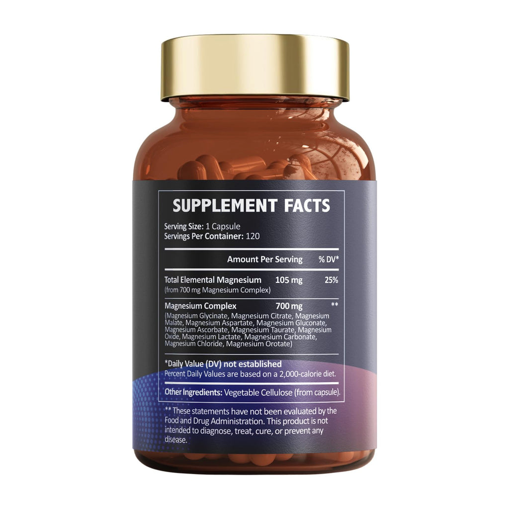 Totaria Magnesium Complex 700mg 12-Form Magnesium Supplement

