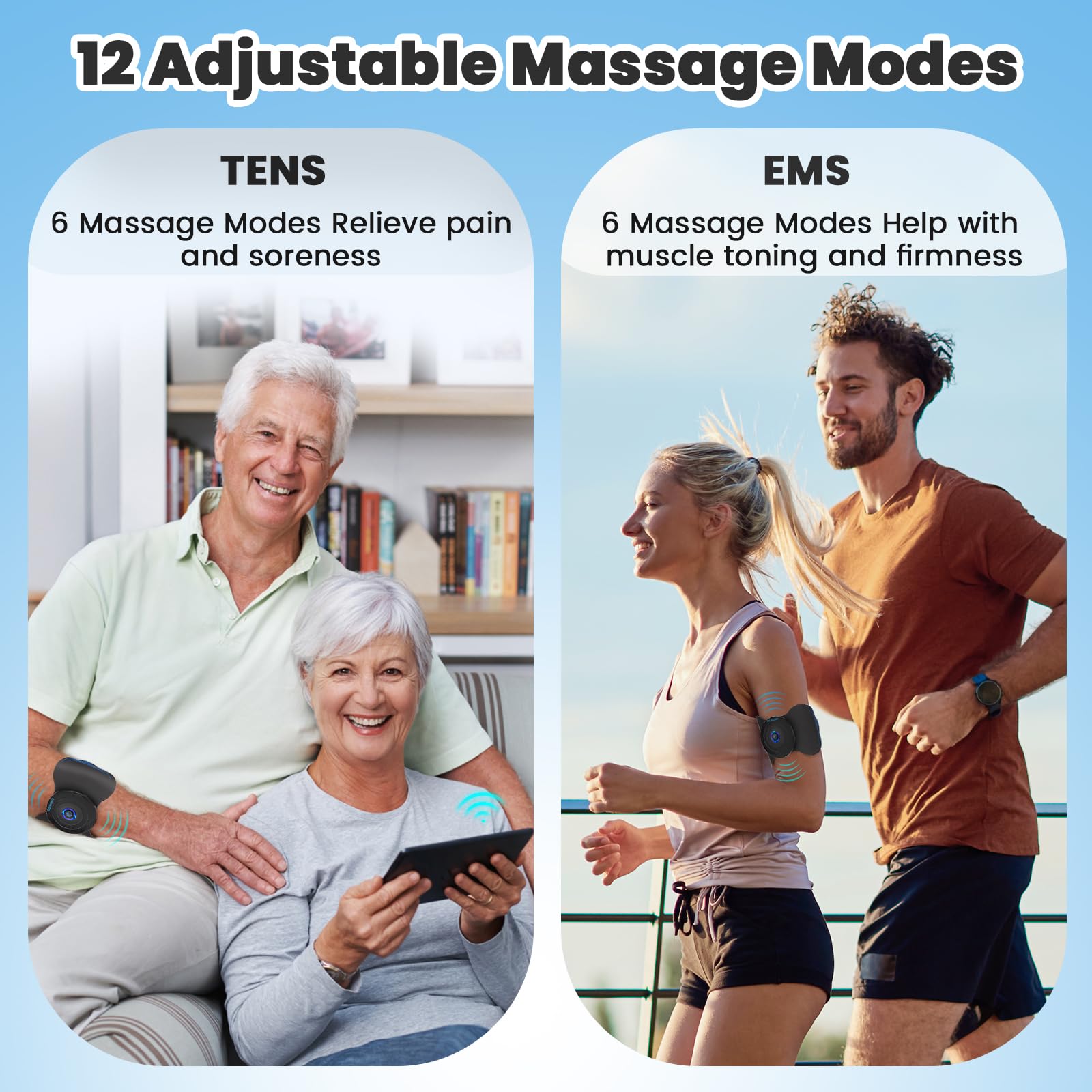 MASTOGO Wireless TENS Unit Back Pain Stimulator


