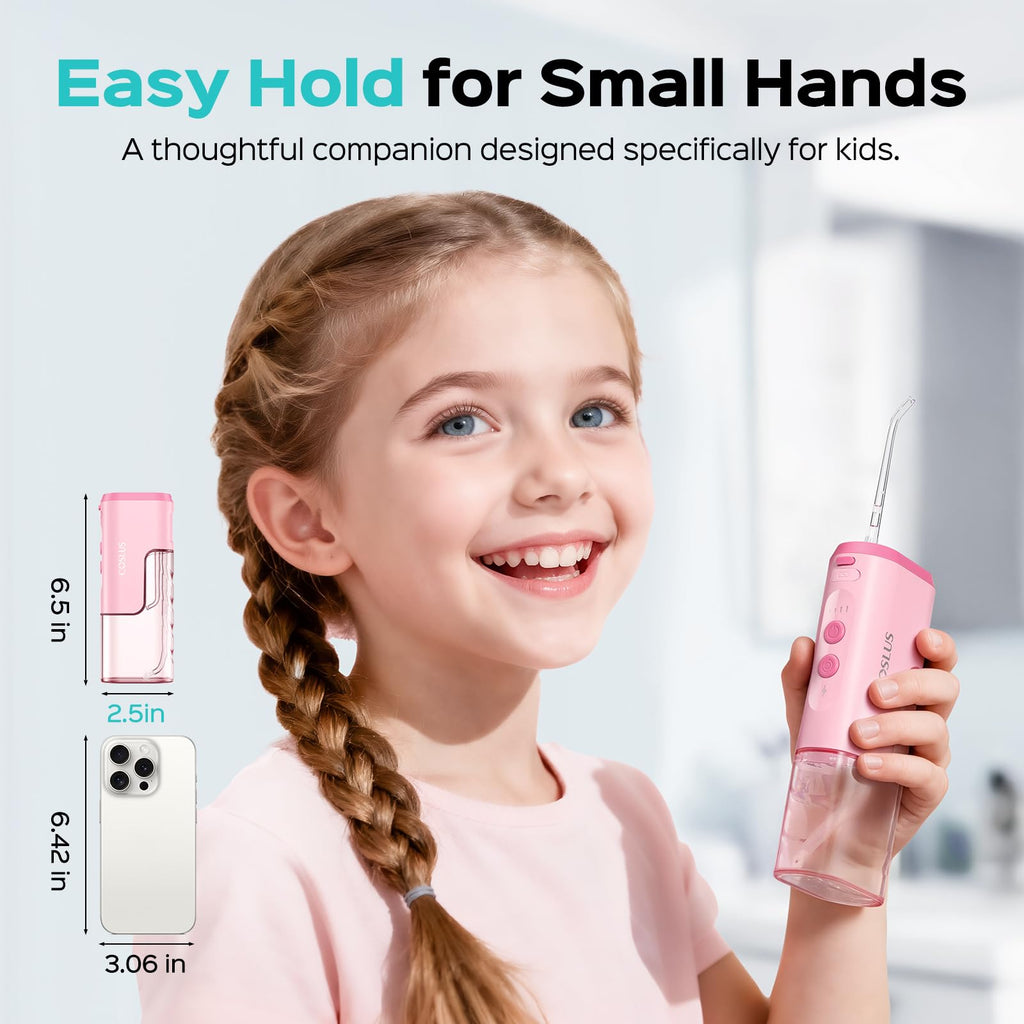 COSLUS Kids Water Flosser T40 Portable - 4 Modes

