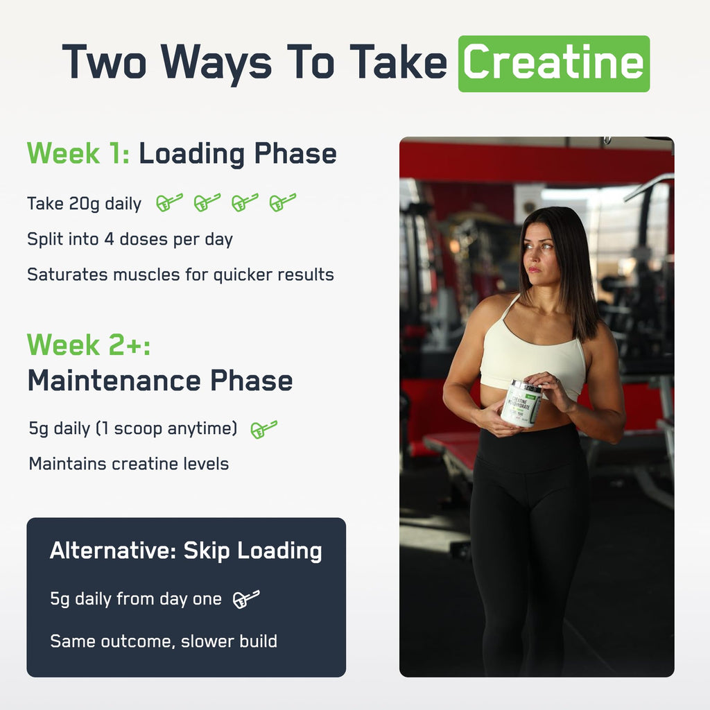 Creapure Creatine Monohydrate Powder by SteelFit

