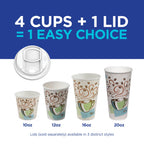Insulated Paper Cups by GP PRO Dixie PerfecTouch

