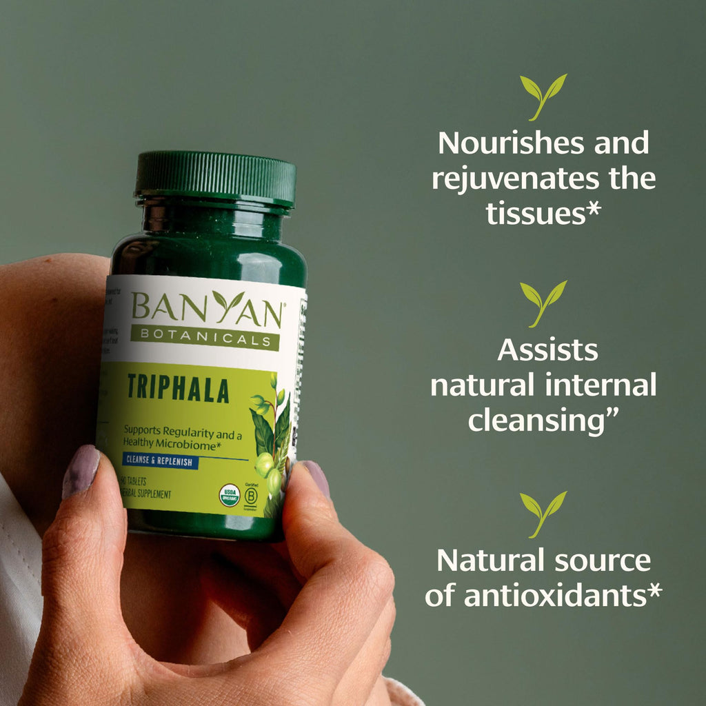 Banyan Botanicals Triphala Tablets for Digestive Support

