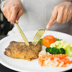 Dealusy Heavy Duty Disposable Plastic Utensils Set

