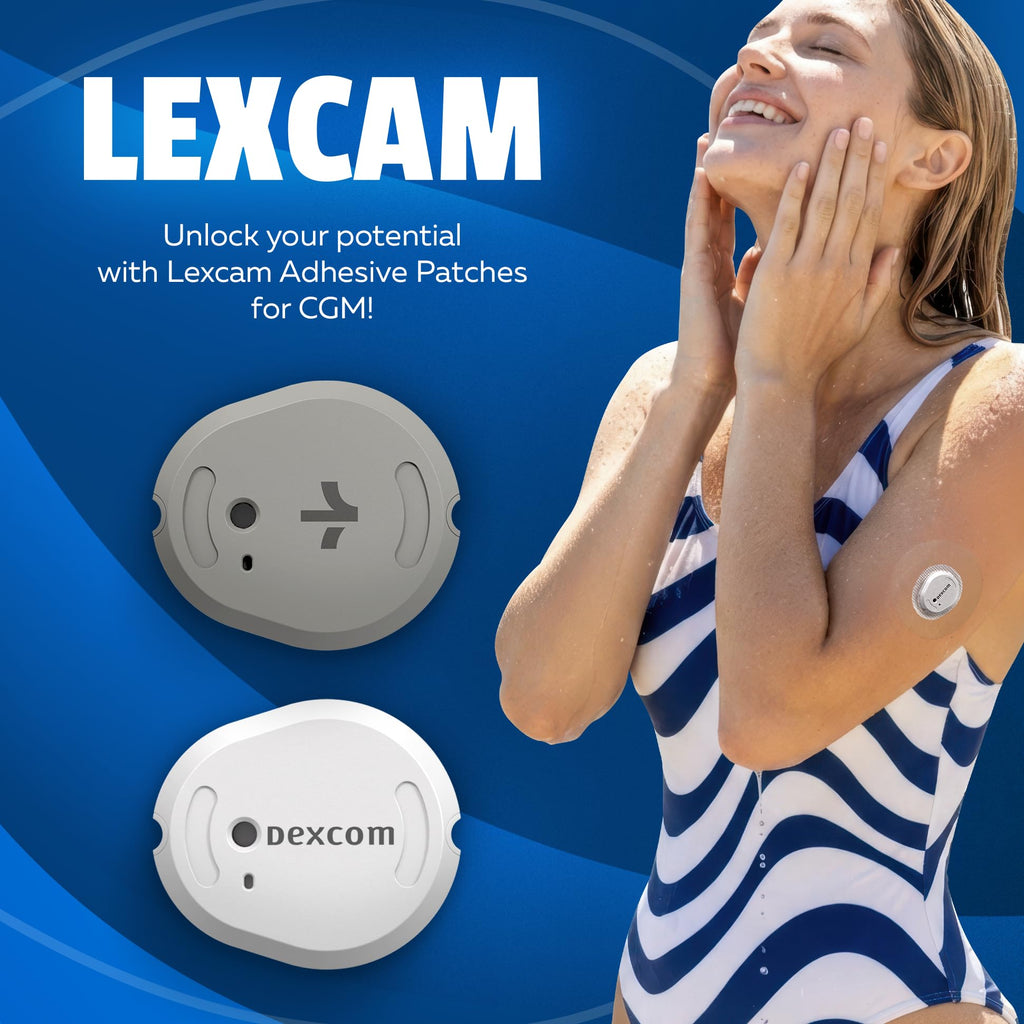 Lexcam Dexcom CGM Adhesive Patches - Waterproof


