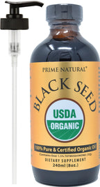 Prime Natural Organic Black Seed Oil - Cold Pressed

