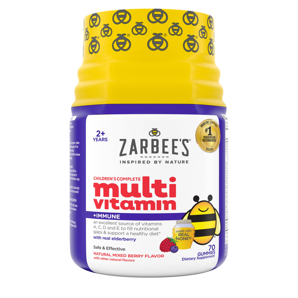 Zarbee's Complete Kids Multivitamin Gummies | Immune Support

