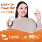 Pumpkin Seed Oil with Saw Palmetto Softgels - Cold-Pressed


