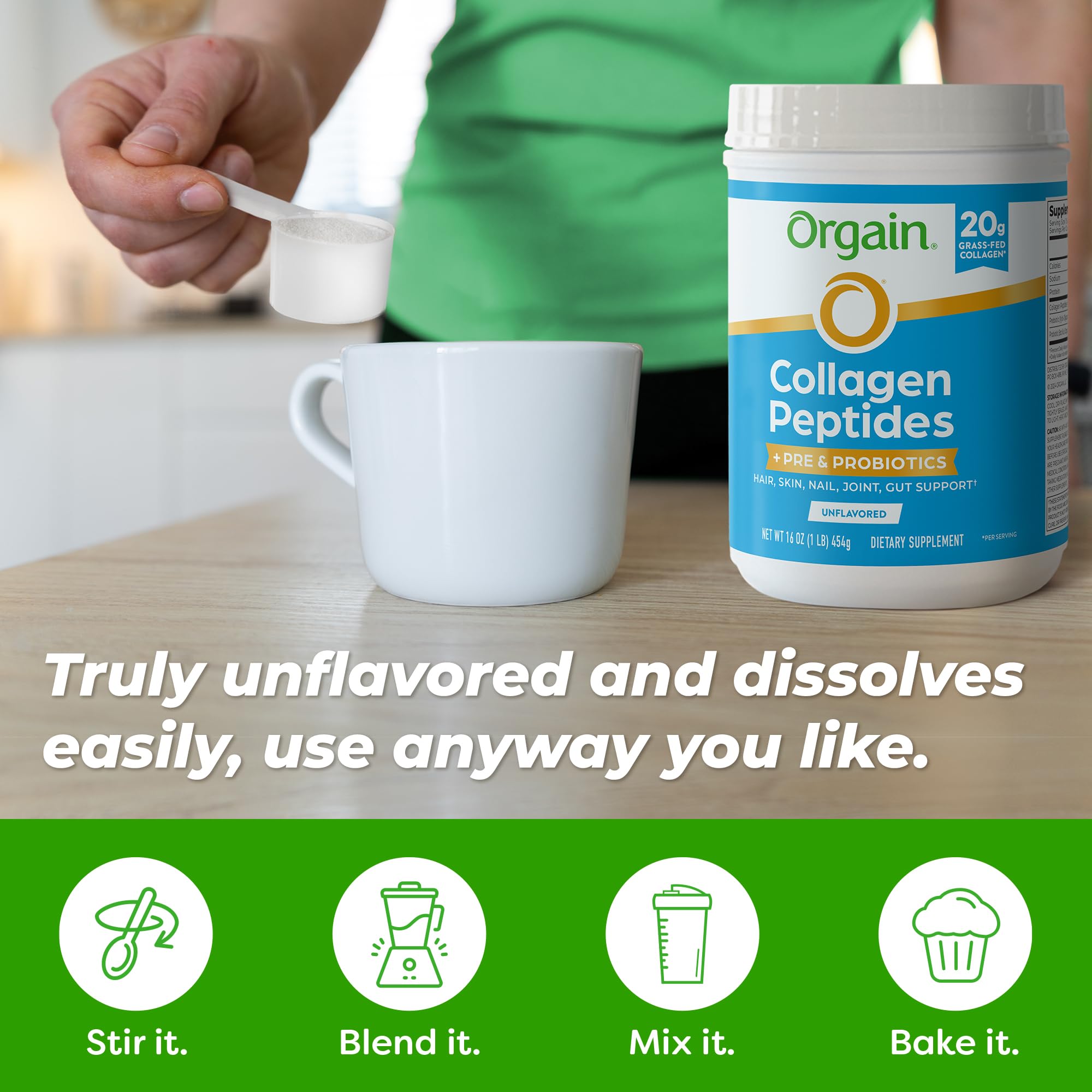 Orgain Collagen Peptides Powder

