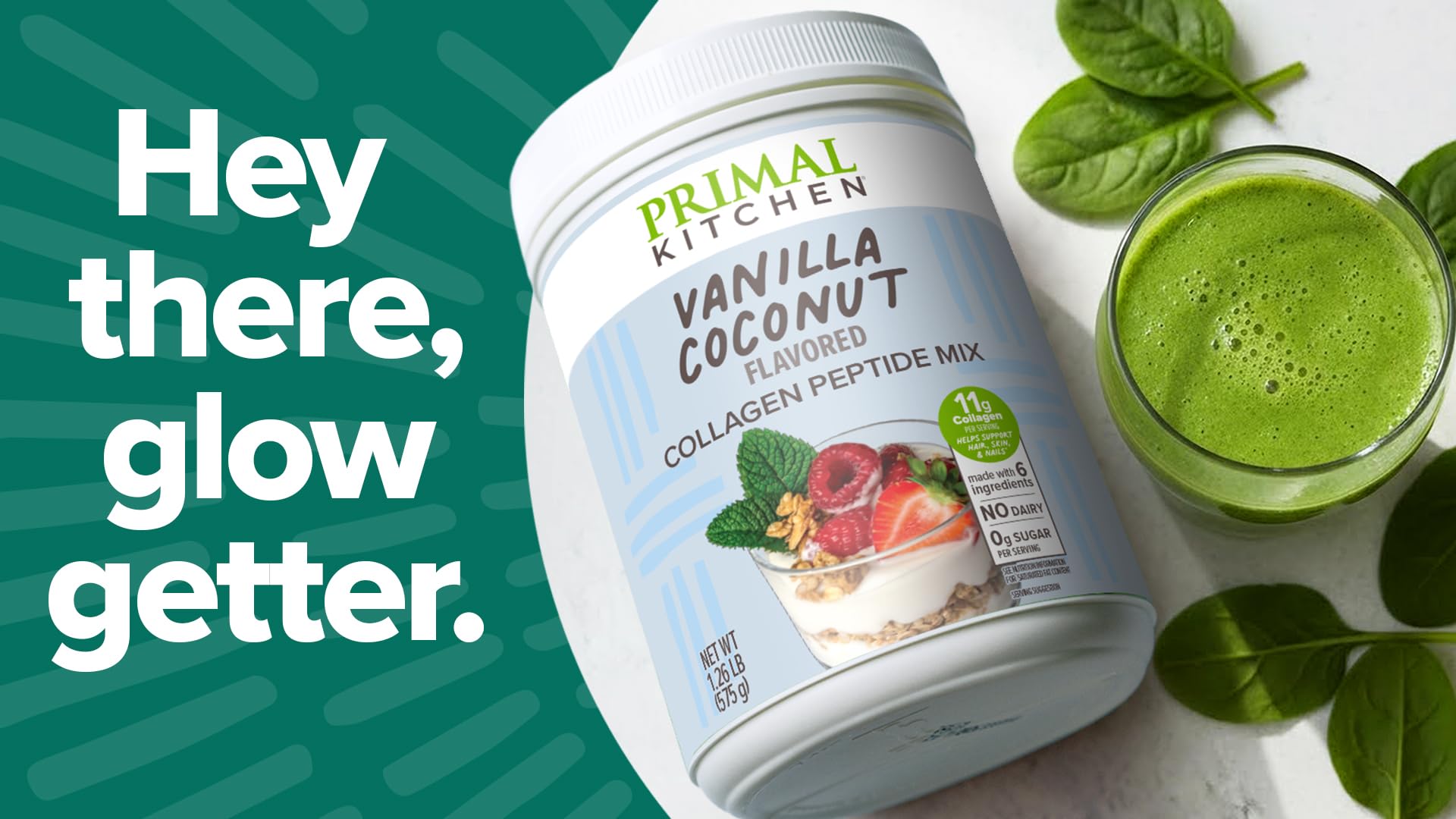 Primal Kitchen Collagen Fuel Drink Mix | Dairy-Free


