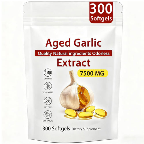 Aged Garlic Extract Softgels for Heart & Immune Support

