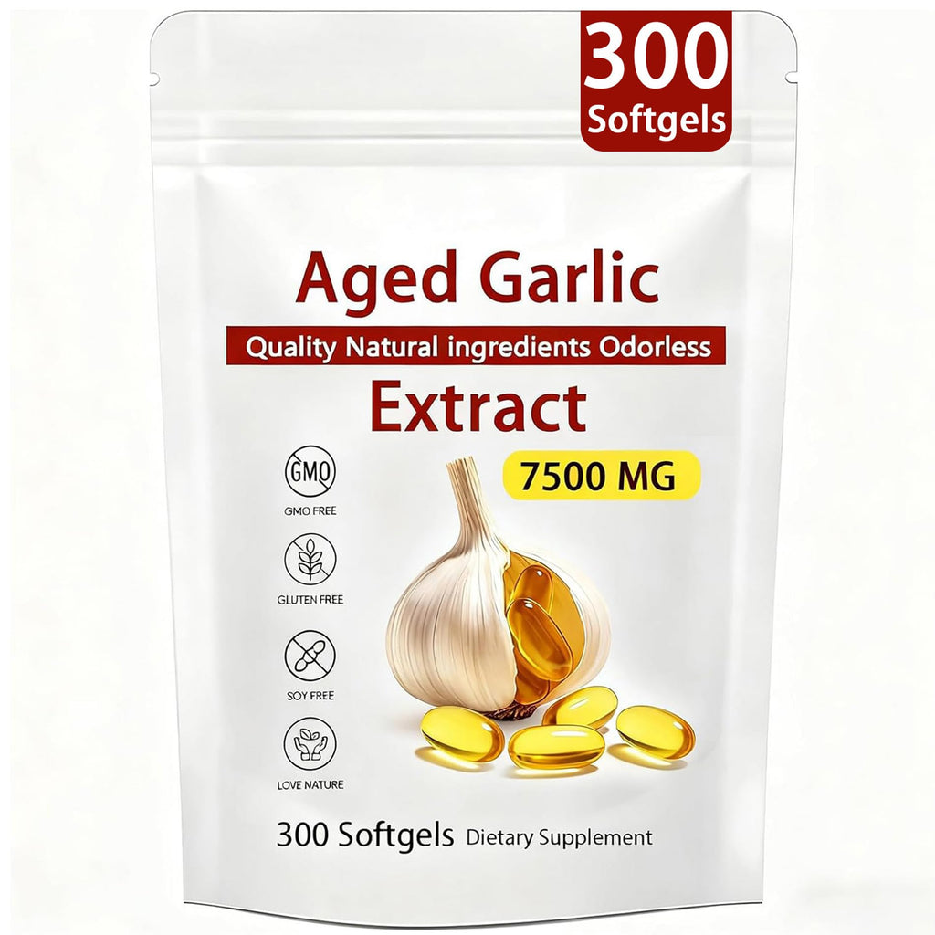 Aged Garlic Extract Softgels for Heart & Immune Support

