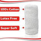 HEALQU Kerlix Gauze Bandage Roll Latex Free 6-Ply Cotton

