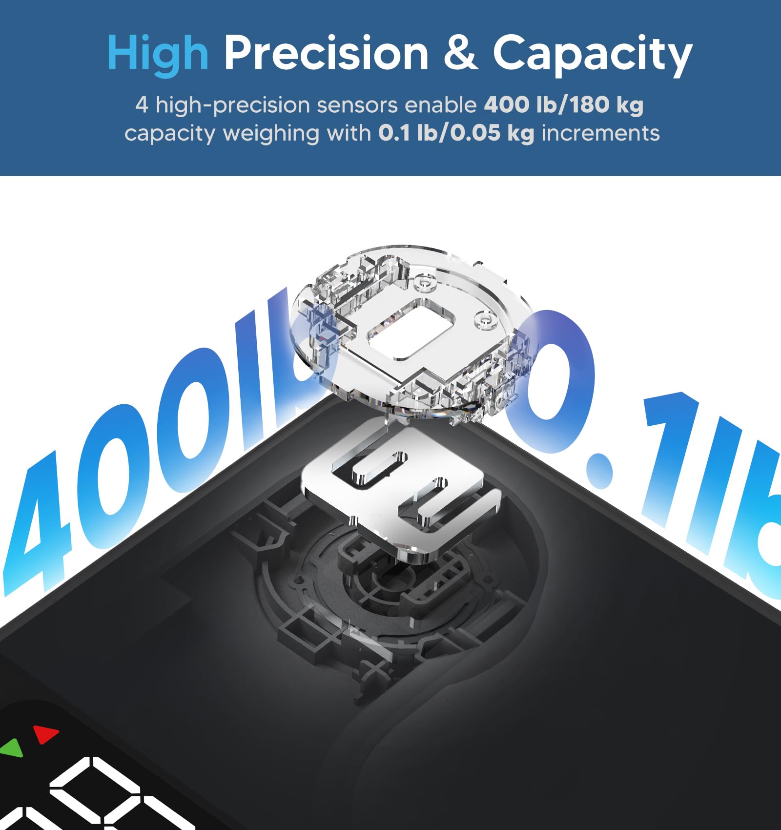 GE 14-Metric Bluetooth Body Composition Scale | Health Tracking

