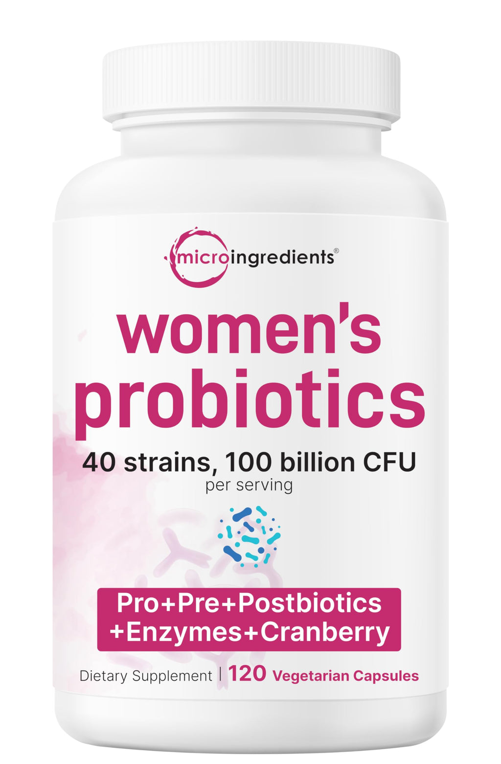 Micro Ingredients Women’s Probiotic for Digestive Support

